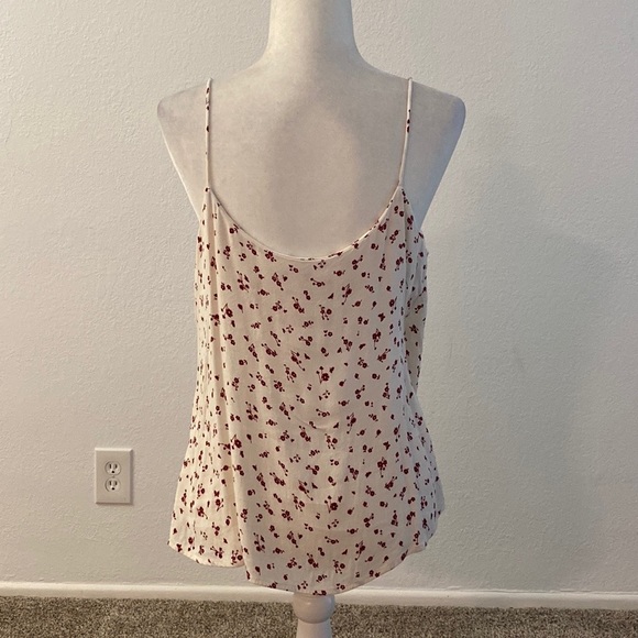 Reformation Atticus Camisole with Red Flowers - Picture 3 of 5